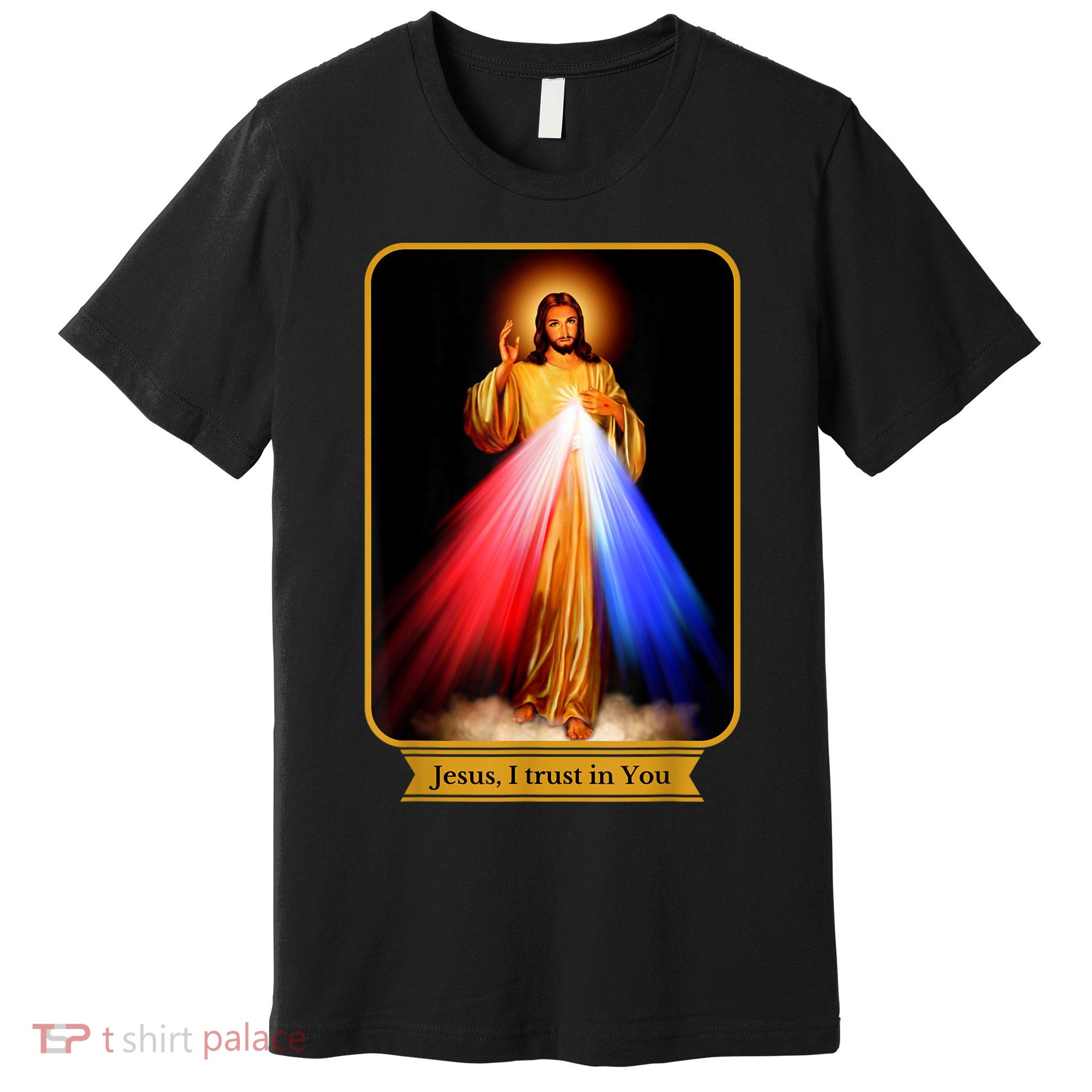 Divine Mercy Jesus I Trust In You Catholic Premium T-Shirt