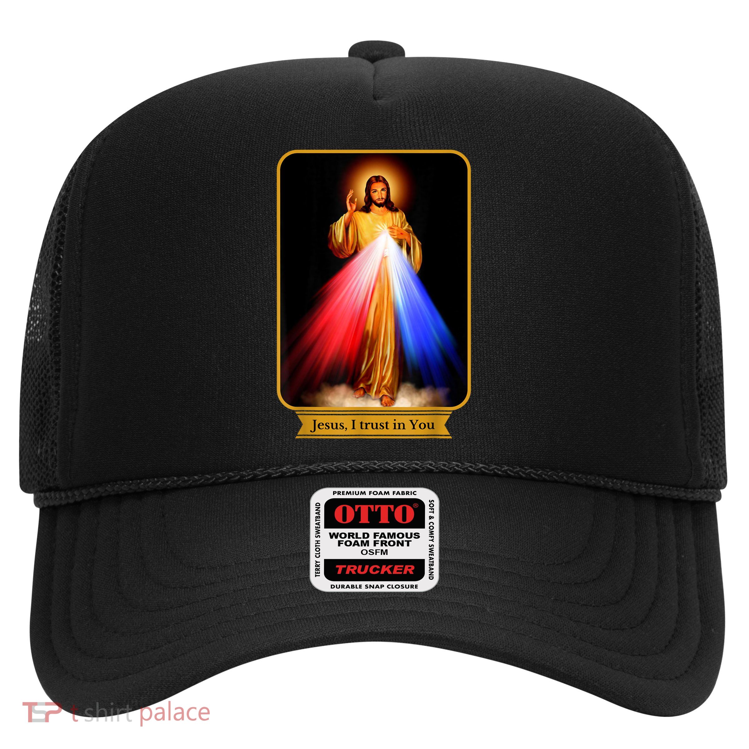 Divine Mercy Jesus I Trust In You Catholic Trucker Hat