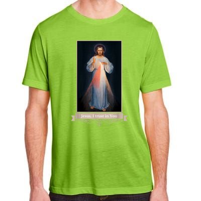 Divine Mercy Jesus I Trust In You Catholic Religious Adult ChromaSoft Performance T-Shirt