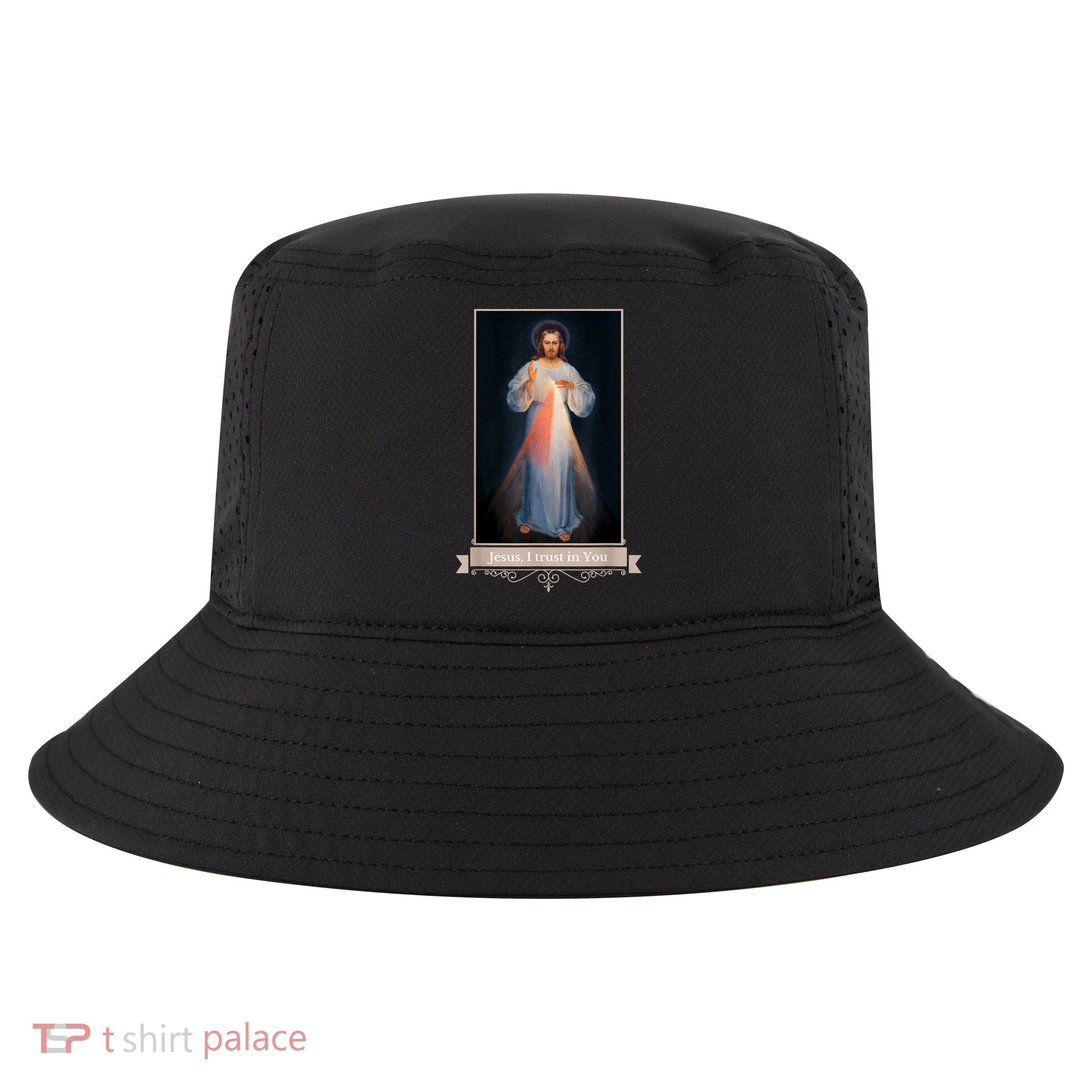 Divine Mercy Jesus I Trust In You Catholic Religious Cool Comfort Performance Bucket Hat