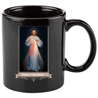 Divine Mercy Jesus I Trust In You Catholic Religious 11oz C Handle Ceramic Mug