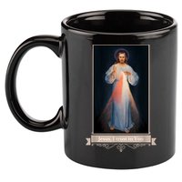 Divine Mercy Jesus I Trust In You Catholic Religious 11oz C Handle Ceramic Mug