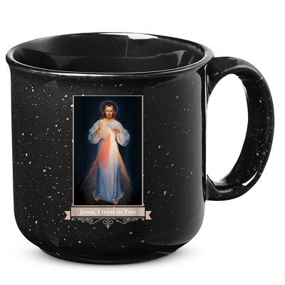 Divine Mercy Jesus I Trust In You Catholic Religious 15oz Campfire Ceramic Mug