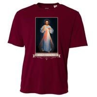 Divine Mercy Jesus I Trust In You Catholic Religious Cooling Performance Crew T-Shirt