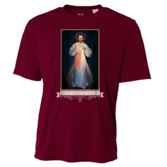 Divine Mercy Jesus I Trust In You Catholic Religious Cooling Performance Crew T-Shirt