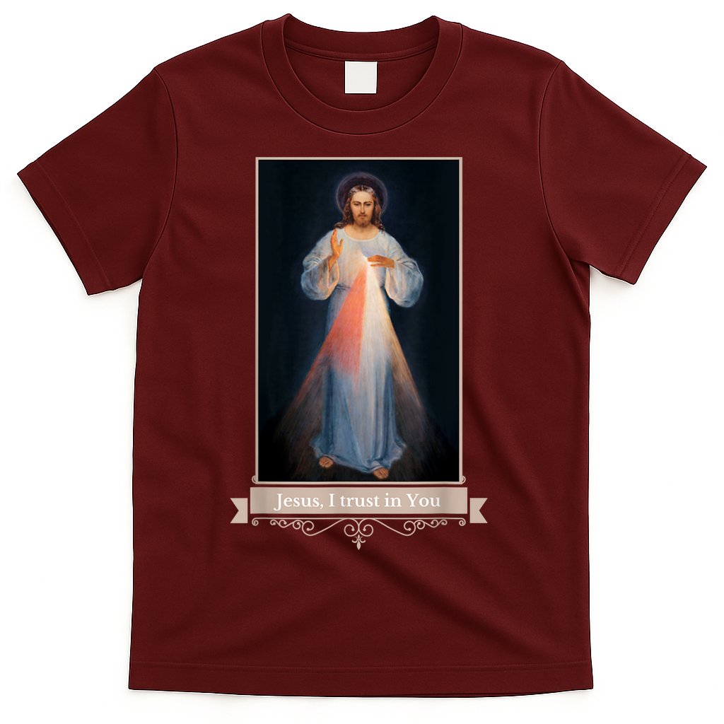 Divine Mercy Jesus I Trust In You Catholic Religious T-Shirt