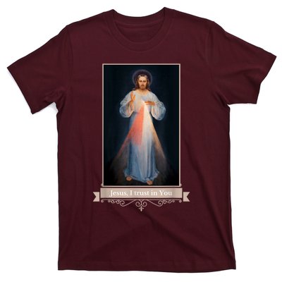 Divine Mercy Jesus I Trust In You Catholic Religious T-Shirt