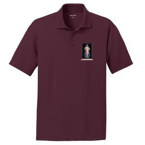 Divine Mercy Jesus I Trust In You Catholic Religious PosiCharge RacerMesh Polo