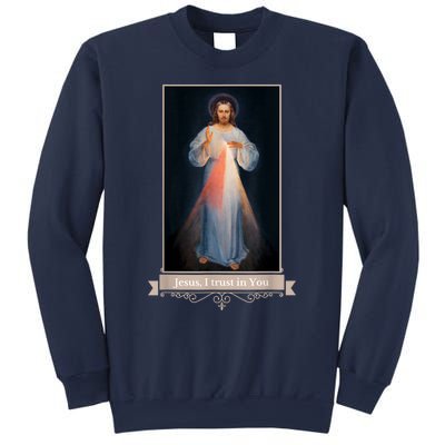 Divine Mercy Jesus I Trust In You Catholic Religious Sweatshirt