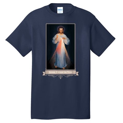 Divine Mercy Jesus I Trust In You Catholic Religious Tall T-Shirt