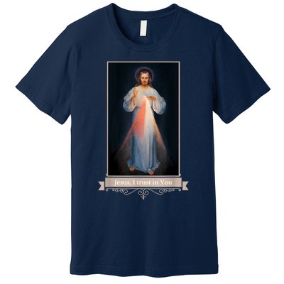 Divine Mercy Jesus I Trust In You Catholic Religious Premium T-Shirt