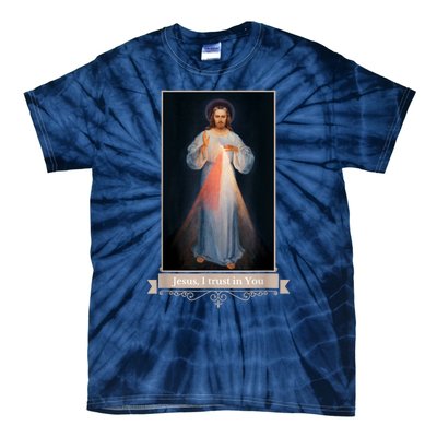 Divine Mercy Jesus I Trust In You Catholic Religious Tie-Dye T-Shirt