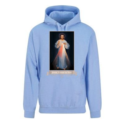 Divine Mercy Jesus I Trust In You Catholic Religious Unisex Surf Hoodie