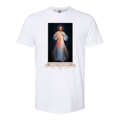 Divine Mercy Jesus I Trust In You Catholic Religious Softstyle CVC T-Shirt