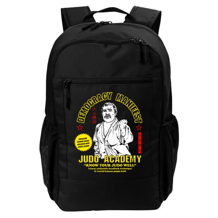 Democracy Manifest Judo Academy Funny Democracy Manifest Daily Commute Backpack