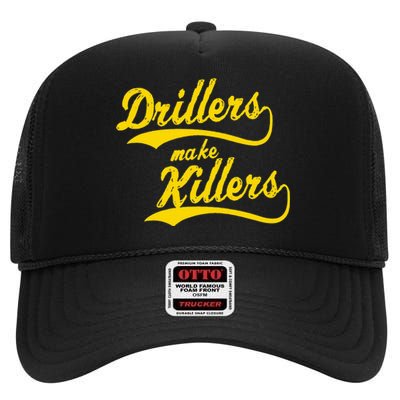 Drillers Make Killers Bjj Mma Jiu Jitsu Grappling High Crown Mesh Back Trucker Hat