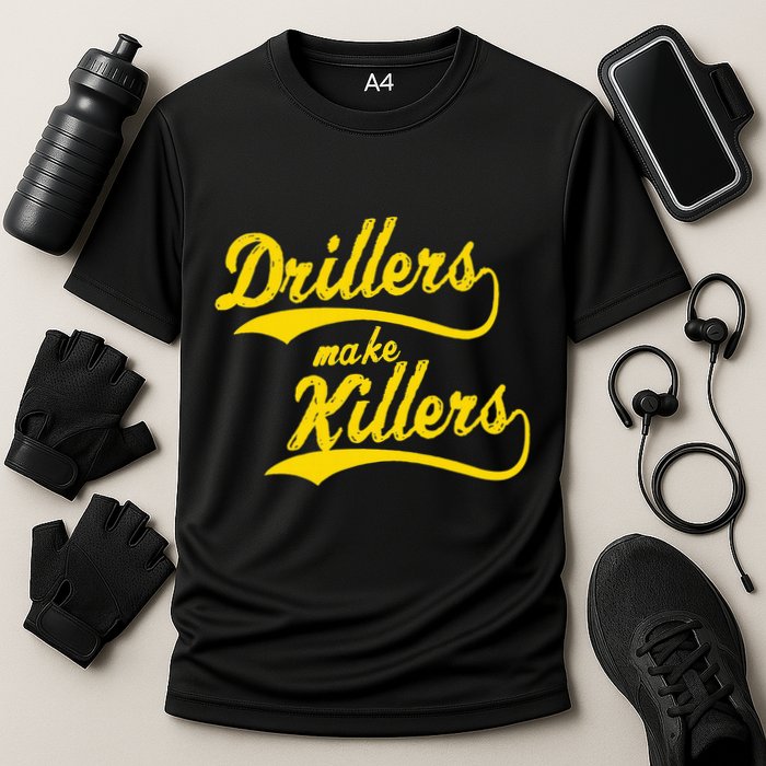 Drillers Make Killers Bjj Mma Jiu Jitsu Grappling Cooling Performance Crew T-Shirt