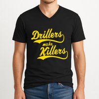 Drillers Make Killers Bjj Mma Jiu Jitsu Grappling V-Neck T-Shirt