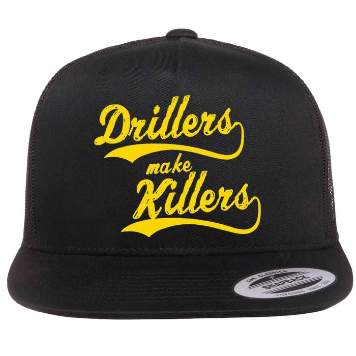 Drillers Make Killers Bjj Mma Jiu Jitsu Grappling Flat Bill Trucker Hat