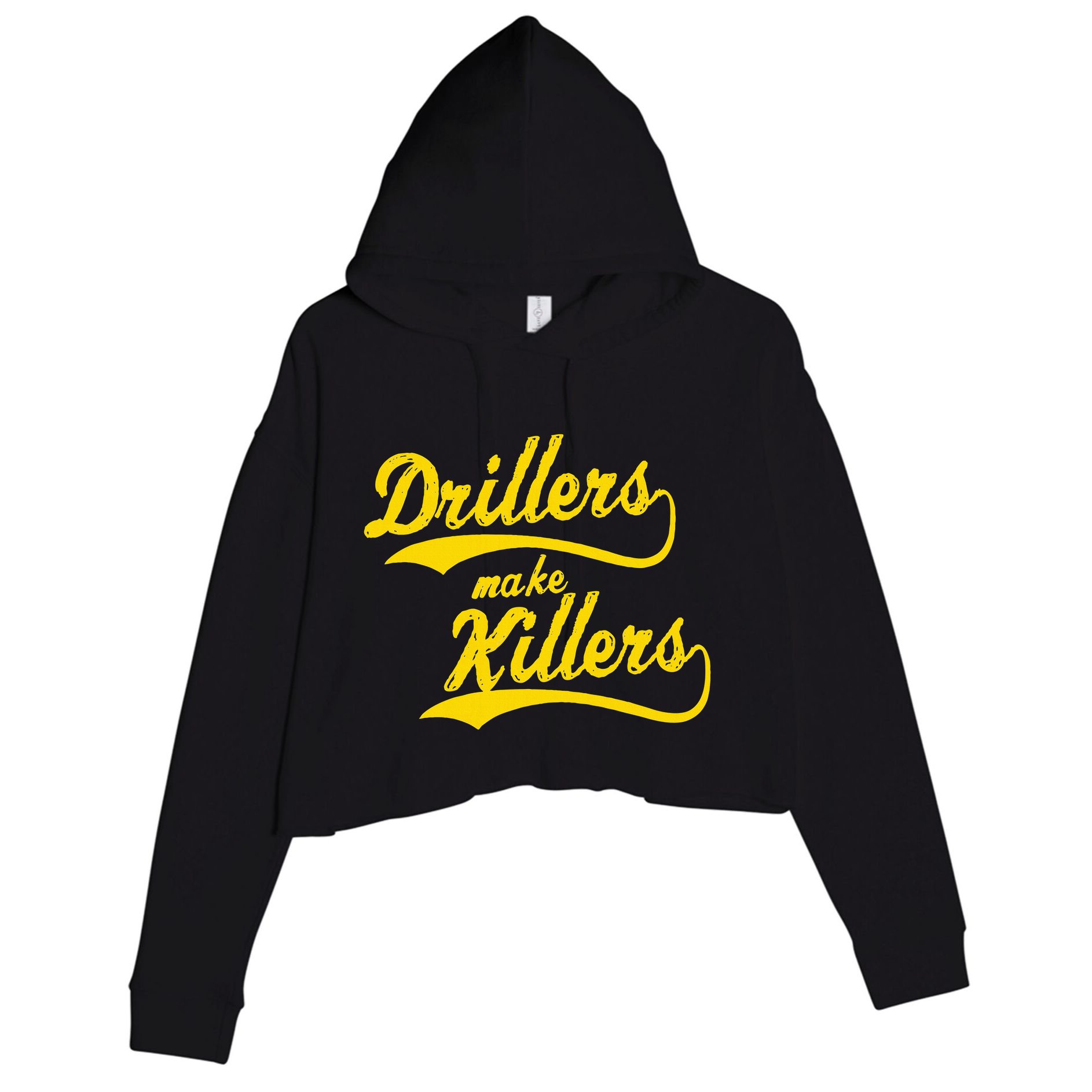 Drillers Make Killers Bjj Mma Jiu Jitsu Grappling Crop Fleece Hoodie