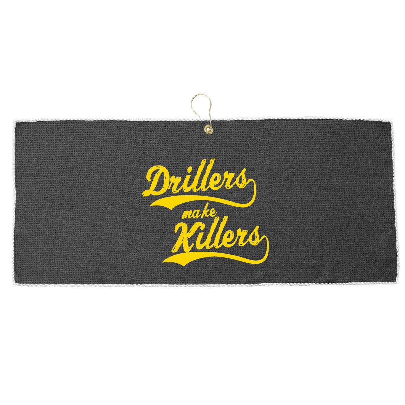 Drillers Make Killers Bjj Mma Jiu Jitsu Grappling Large Microfiber Waffle Golf Towel