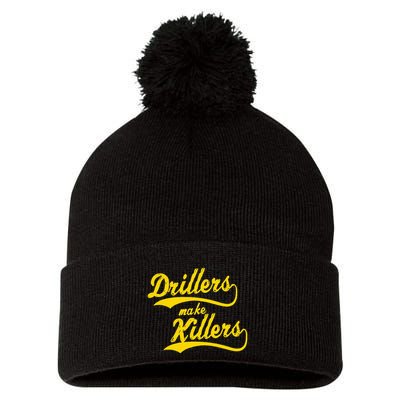Drillers Make Killers Bjj Mma Jiu Jitsu Grappling Pom Pom 12in Knit Beanie