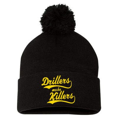 Drillers Make Killers Bjj Mma Jiu Jitsu Grappling Pom Pom 12in Knit Beanie