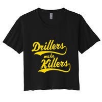 Drillers Make Killers Bjj Mma Jiu Jitsu Grappling Women's Crop Top Tee