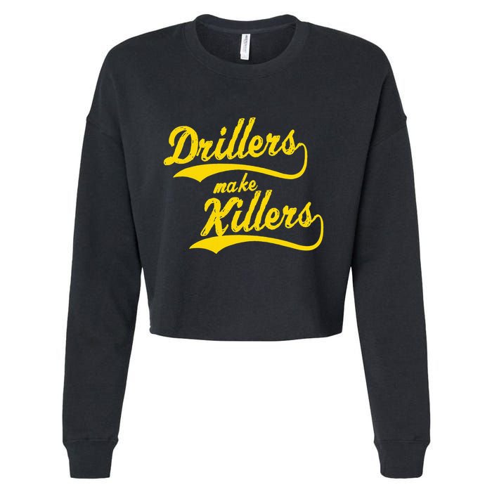 Drillers Make Killers Bjj Mma Jiu Jitsu Grappling Cropped Pullover Crew