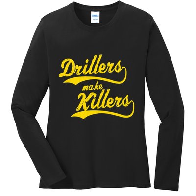 Drillers Make Killers Bjj Mma Jiu Jitsu Grappling Ladies Long Sleeve Shirt