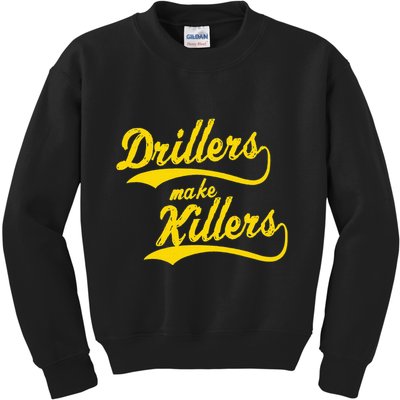 Drillers Make Killers Bjj Mma Jiu Jitsu Grappling Kids Sweatshirt