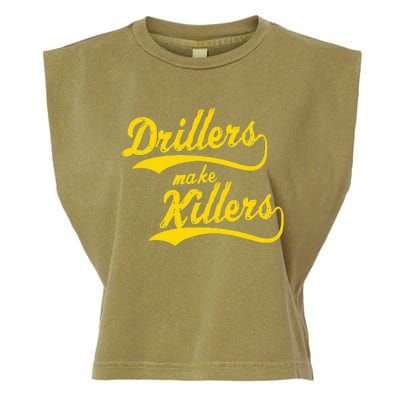 Drillers Make Killers Bjj Mma Jiu Jitsu Grappling Garment-Dyed Women's Muscle Tee