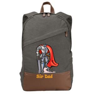 Dad My Knight And King FatherS Day Gift Family Protector Cotton Canvas Backpack