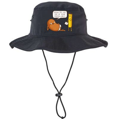 Draw Me Like One Of Your French Girls Fries Potato Funny Bucket Hat