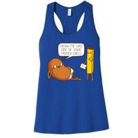 Draw Me Like One Of Your French Girls Fries Potato Funny Women's Racerback Tank