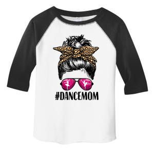 Dance Mom Life Messy Bun Leopard Ballet Mom Dance Mom Cute Gift Toddler Fine Jersey T-Shirt