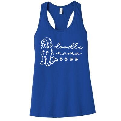 Doodle Mama Labradoodle Golden Gift Doodle Dog Lover Mom Gift Women's Racerback Tank