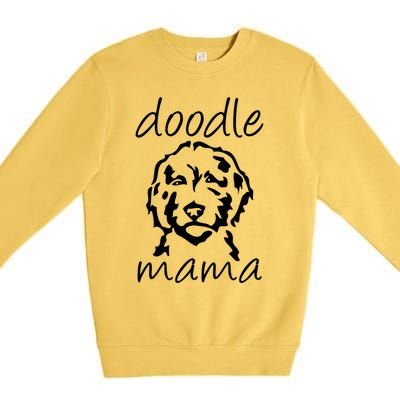 Doodle Mama Labradoodle Golden Doodle Dog Lover Mom Gift Premium Crewneck Sweatshirt