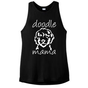 Doodle Mama Labradoodle Golden Doodle Dog Lover Mom Gift Ladies PosiCharge Tri-Blend Wicking Tank