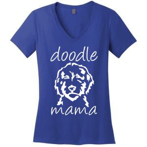 Doodle Mama Labradoodle Golden Doodle Dog Lover Mom Gift Women's V-Neck T-Shirt