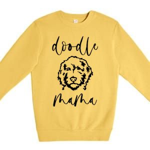 Doodle Mama Labradoodle Golden Doodle Dog Lover Mom Tee Gift Premium Crewneck Sweatshirt