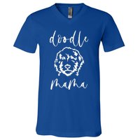 Doodle Mama Labradoodle Golden Doodle Dog Lover Mom Tee Gift V-Neck T-Shirt