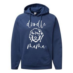 Doodle Mama Labradoodle Golden Doodle Dog Lover Mom Tee Gift Performance Fleece Hoodie