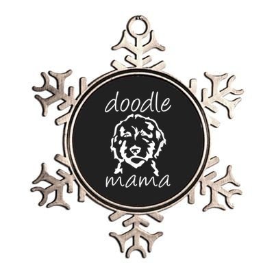 Doodle Mama Labradoodle Golden Doodle Dog Lover Mom Metallic Star Ornament