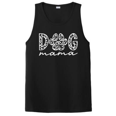 Dog Mama Leopard Dog Mom Leopard Dog Lover PosiCharge Competitor Tank