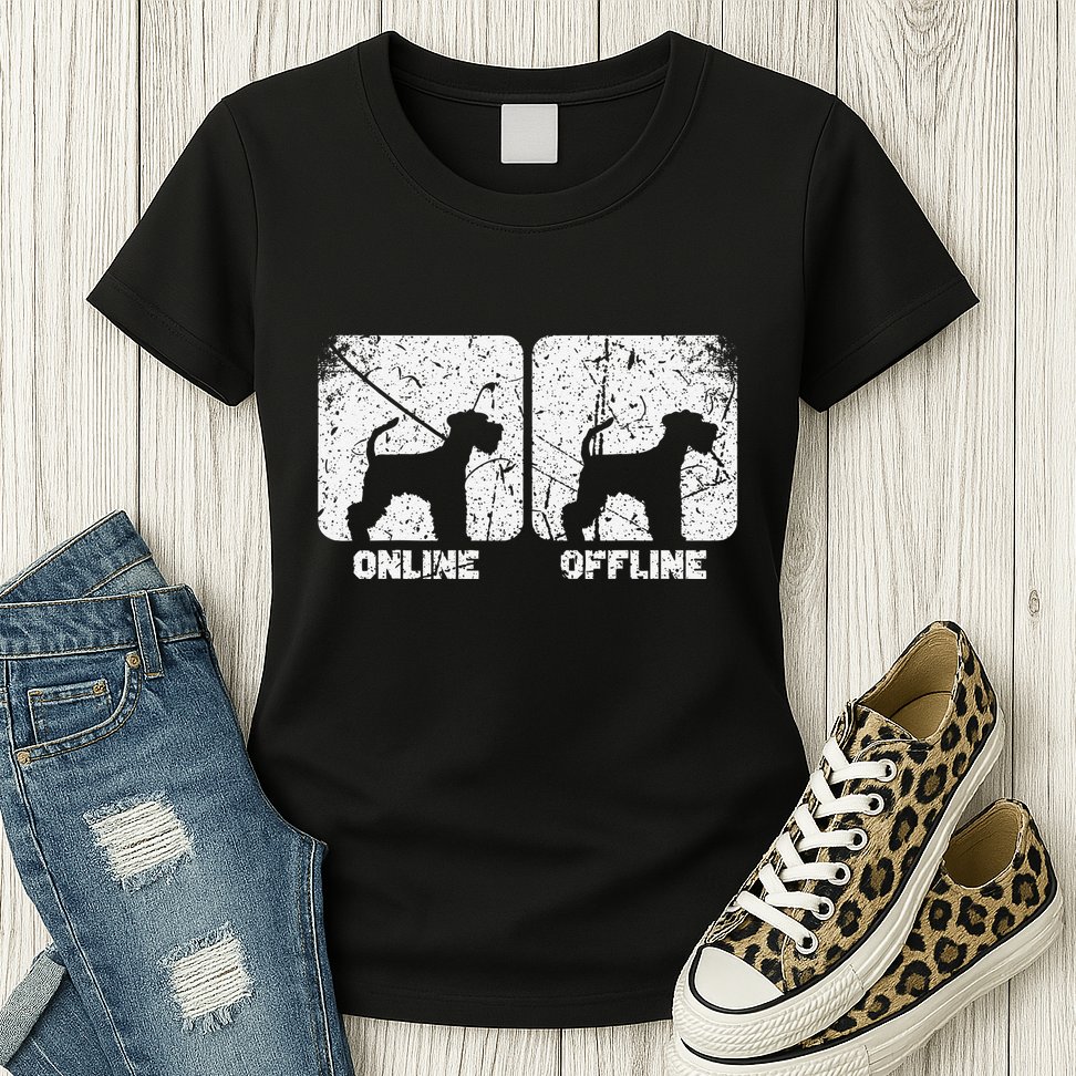 Dog Mom Lifestyle Design For Online And Offline Love .Png Womens T-Shirt