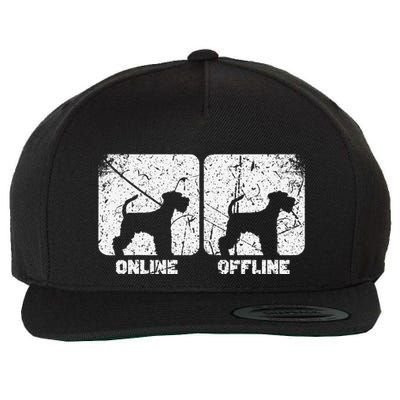 Dog Mom Lifestyle Design For Online And Offline Love .Png Wool Snapback Cap