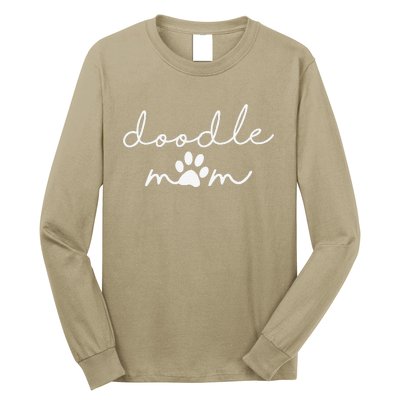 Doodle Mom Labradoodle Bernedoodle Goldendoodle Mama Funny Long Sleeve Shirt