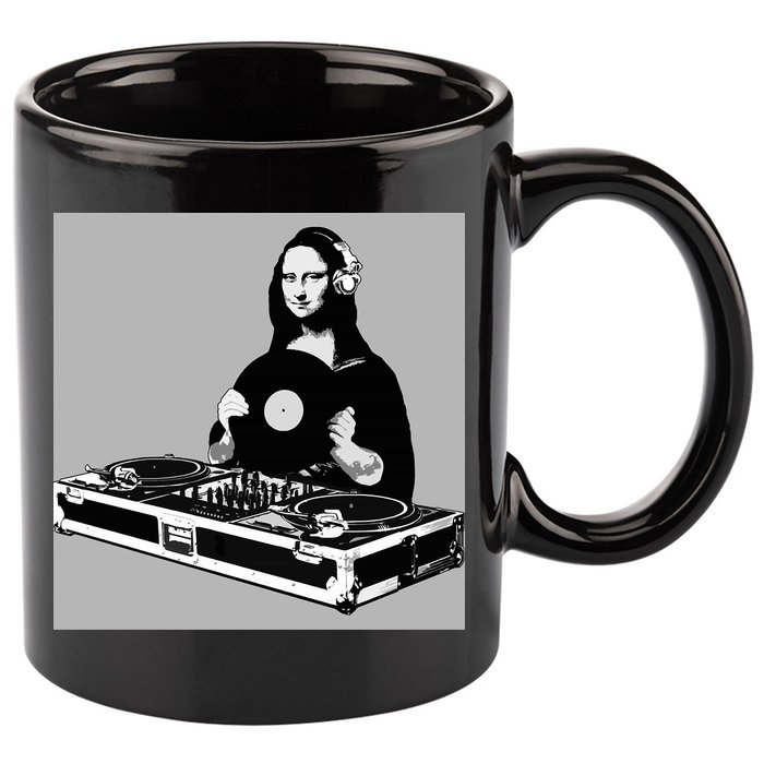 DJ Mona Lisa 11oz C Handle Ceramic Mug