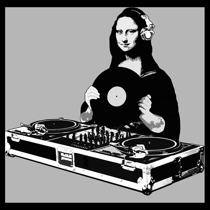 DJ Mona Lisa Flat Bill Trucker Hat